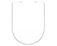 WC- Sitz, D-Form, Duroplast, Absenkautomatik (weiß)
