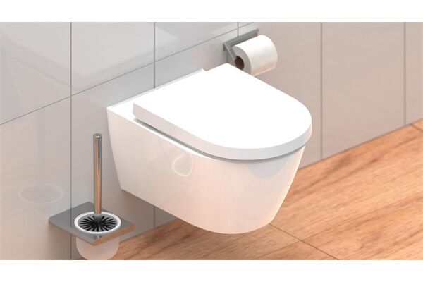  WC- Sitz, D-Form, Duroplast, Absenkautomatik