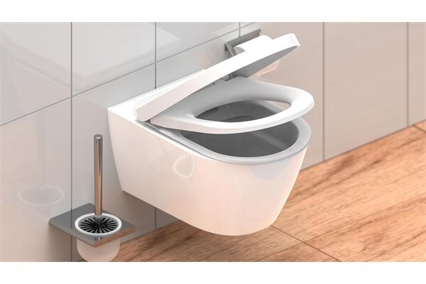  WC- Sitz, D-Form, Duroplast, Absenkautomatik