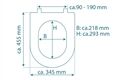  WC- Sitz, D-Form, Duroplast, Absenkautomatik