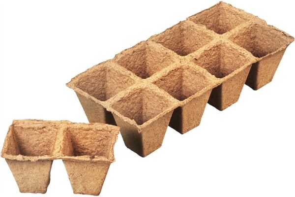  Anzuchttöpfe quadratisch, 6 cm, 24 Stck.