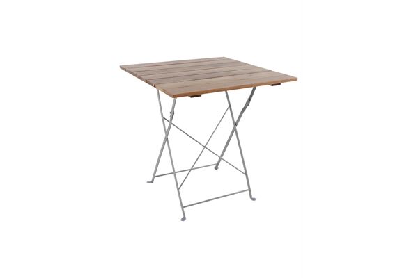  Biergarten-Tisch, Akazie/Sahl, 70 x 70 cm