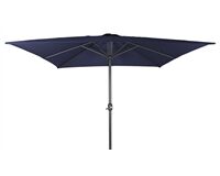 Sonnenschirm, quadratisch, 2,5 m (blau)