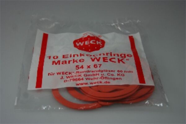  Gummiringe Weck Gläser, 74 x 86 mm Ø 80 mm