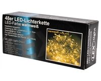Lichterkette LED, WW, 5 m (transparent)