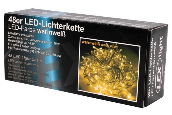  Lichterkette LED, WW, 5 m