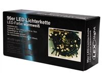 Lichterkette 96 LEDs, WW, 10 m (transparent)