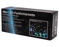 Lichterkette 48 LEDs, außen/innen (bunt)