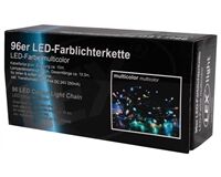 Lichterkette 96 LEDs, außen/innen (bunt)