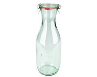 WECK Saftflasche 1062 ml Glasdeckel, Gummiring