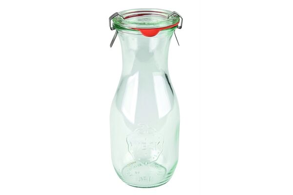  WECK Saftflasche 530 ml Glasdeckel, Gummiring