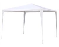 Pavillon ohne Seitenteile, PE, 110 g/m2, 3 x 3 m (weiß)