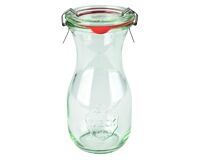 WECK Saftflasche 290 ml Glasdeckel, Gummiring