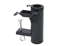 Balkon Sonnenschirmhalter, 13,5 x 5,4 x 16,5 cm (schwarz)