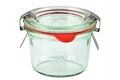  WECK Mini-Sturzglas 80 ml, Glasdeckel, Gummiring