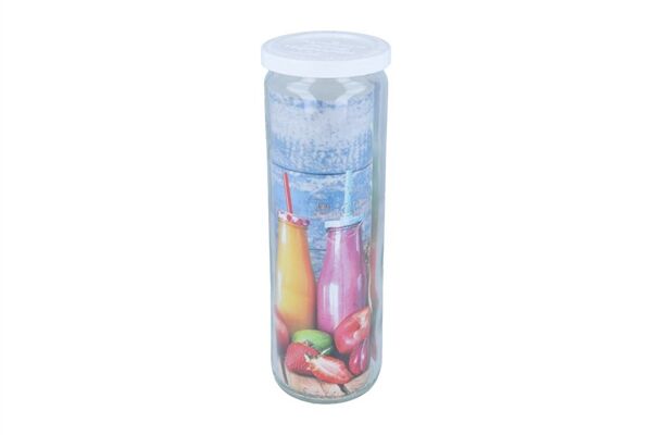  WECK Zylinderglas 600 ml, Frischhaltedeckel