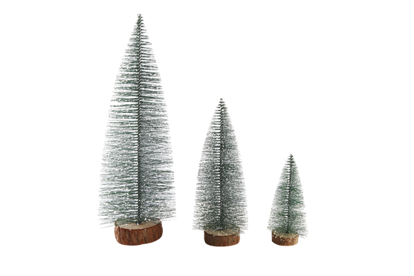  Deko Weihnachtsbaum, 15 x 7 cm
