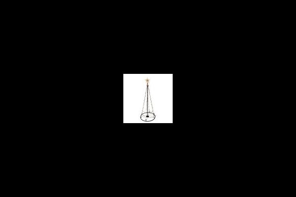 Lichterbaum mit Stern, 70 LEDs, 1,20 m