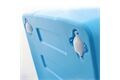  Box mit Deckel und Rollen, PP, 46x62x45 cm, 80 L