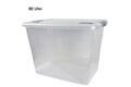  Box mit Deckel und Rollen, PP, 46x62x45 cm, 80 L