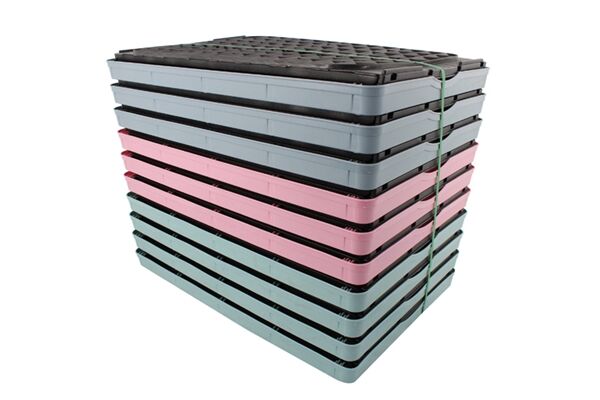  Klappbox, Traglast 20 kg, 51 x 34 x 23 cm, 32 L