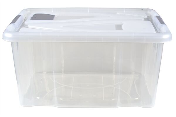  Box mit Deckel, PP, 29x62x45 cm, 60 L