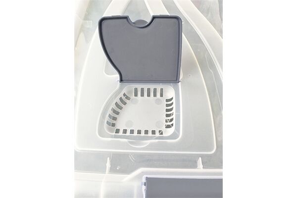  Box mit Deckel, PP, 29x62x45 cm, 60 L