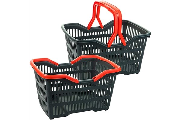  Korb, klappbarer Henkel, PP, 23x39,5x28 cm, 12 L