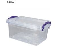 SOFIA Box mit Griffen, PP, 15,5x36x23cm, 8,5L (transparent)