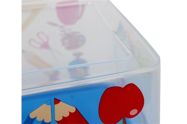  Box mit Deckel KIDS, PP, 29,2x19,3x13,2 cm, 4 L