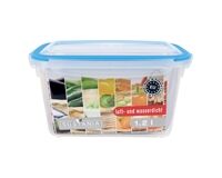 SUSTANIA Frischhaltedose PP, 11x19x11cm, 1,2 L (transparent)