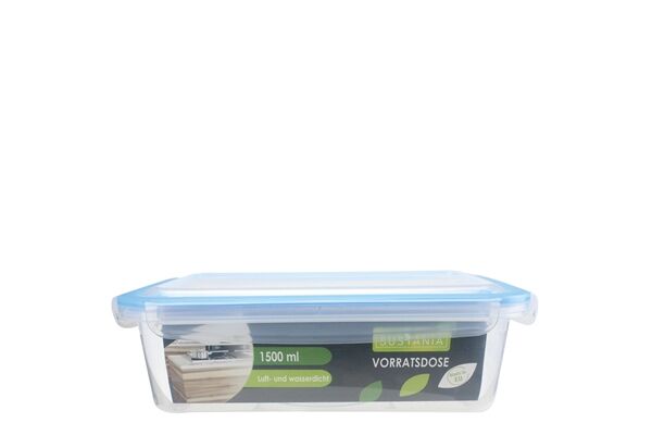  SUSTANIA Frischhaltedose PP, 8x24x15 cm, 1,5 L