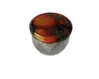 Marmeladenglas mit Deckel Obstdekor, 250 ml