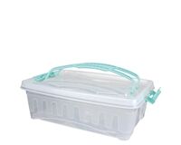 Transportbox PP, 13,5 x 38 x 27cm, 9 L (transparent)