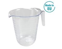1 L Messbecher, Polystyrol, Ø 13 x 16,5 cm, (transparent)
