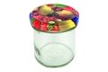  Sturzglas 167 ml, Ø 66 mm, Deckel Obstdekor