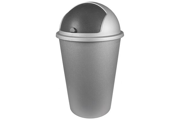  Abfalleimer mit Schiebedeckel, PP, 40x68 cm, 50 L
