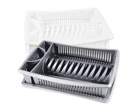 Geschirrabtropfkorb mit Tablett, PP, 9x39,5x30 cm