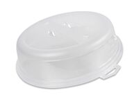 Mikrowellenabdeckhaube PP, Ø 26 cm x 6,5 cm, (transparent)