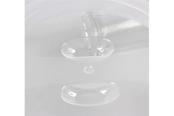  Mikrowellenabdeckhaube PP, Ø 26 cm x 6,5 cm,