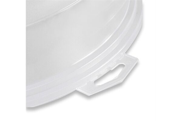  Mikrowellenabdeckhaube PP, Ø 26 cm x 6,5 cm,