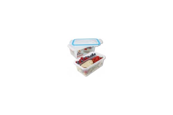  Lunch-Dose mit Einleger, 2 L, 10x24x15cm, 2 tlg.