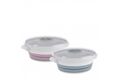  Mikrowellenbox mit Streifen PP, 22 x 8,5 cm, 2 L