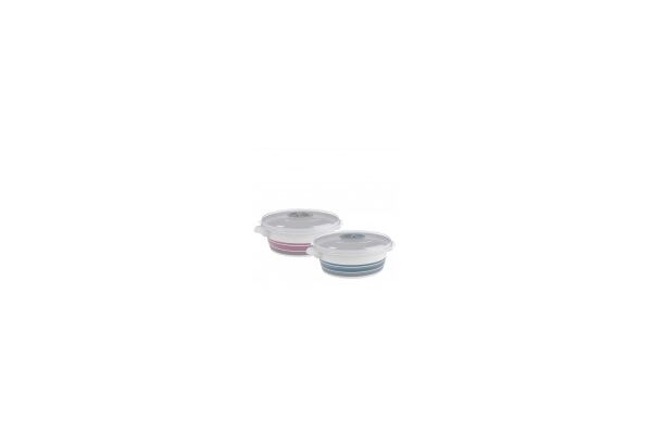  Mikrowellenbox mit Streifen PP, 22 x 8,5 cm, 2 L