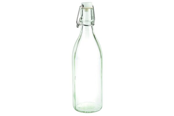  Glasflasche mit Bügelverschluss, 0,5 L
