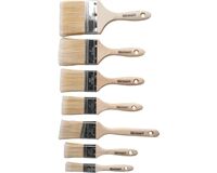 7-tlg. Pinsel-Set (naturbraun)