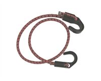 Gepäckspanner PP, verstellbare Haken 8 x 800 mm (rot)