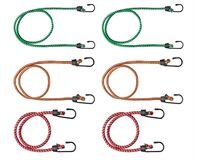 Gepäckspanner Set PP, Haken, 6-tlg. (bunt)