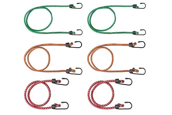  Gepäckspanner Set PP, Haken, 6-tlg.
