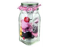 Glas mit Bügelverschluß, 1,5 L, Gothika